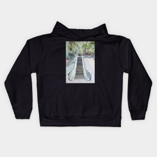 Imagining Greenery Kids Hoodie